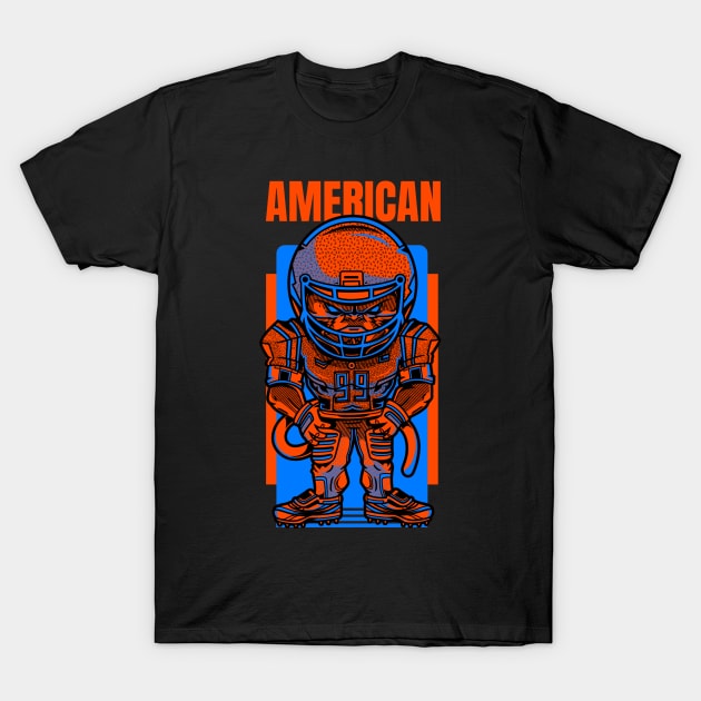 American Football / Urban Streetwear / Football / Football Fan / Football Player T-Shirt by Redboy